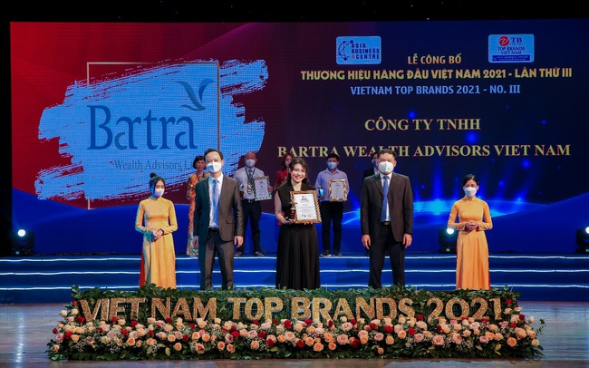 Bartra Wealth Advisors vào top 10 vinh danh thương hiệu hàng đầu Việt Nam